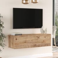 Fernsehtisch Lapinlahti 100x31.5x29.5cm Eiche rustikal