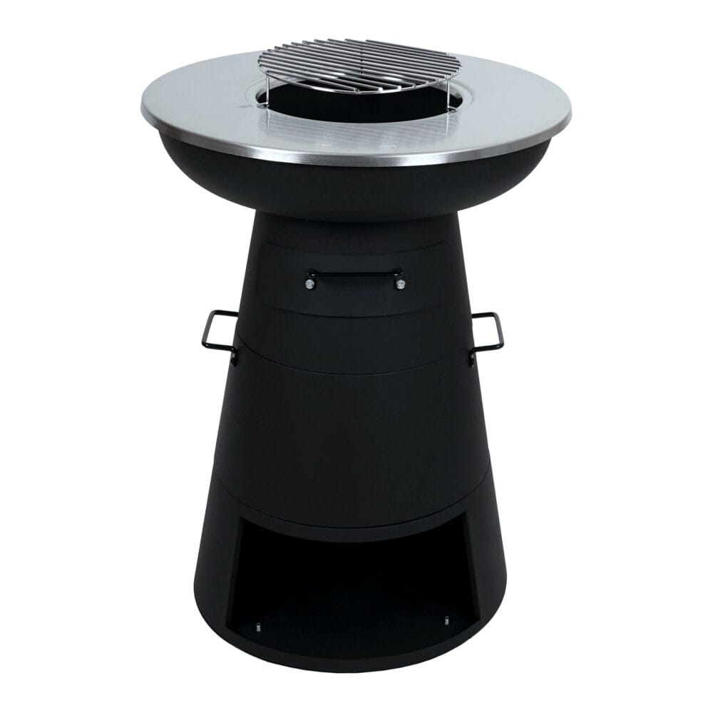 Feuerschale mit Grillplatte JAM-K96 Feuerstelle Edelstahl Ø58cm
