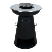 Feuerschale mit Grillplatte JAM-K96 Feuerstelle Edelstahl Ø58cm