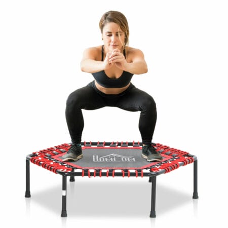 Fitness-Trampolin Jumping 100kg Ø 101cm rot