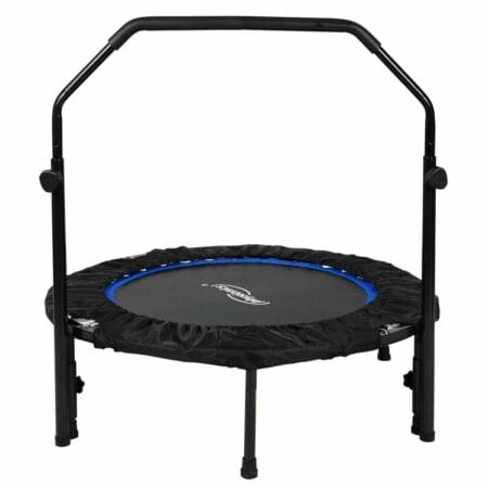 Fitness Trampolin Ø 101 cm Faltbar mit Haltegriff