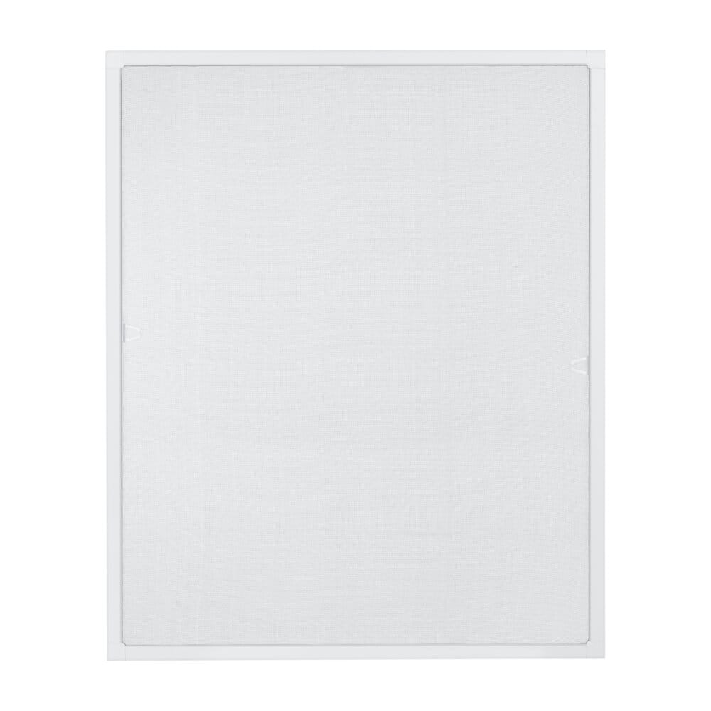Fliegengitter 80x100 cm mit Alurahmen ohne Bohren zuschneidbar