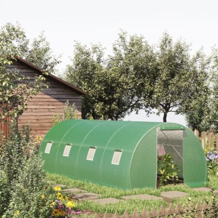 Foliengewächshaus 6x3x2m Folientunnel Treibhaus
