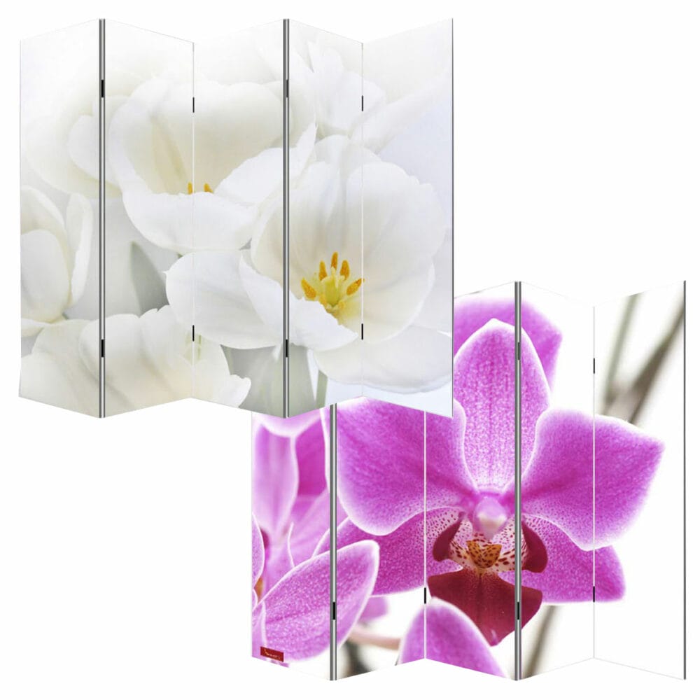 Foto-Paravent ~ 180x200cm Orchidee