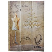 Foto-Paravent Glitzer Retro Fashion 180x120cm