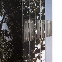 Foto-Paravent mit Schallschutz Trennwand 180x245cm Waldsee