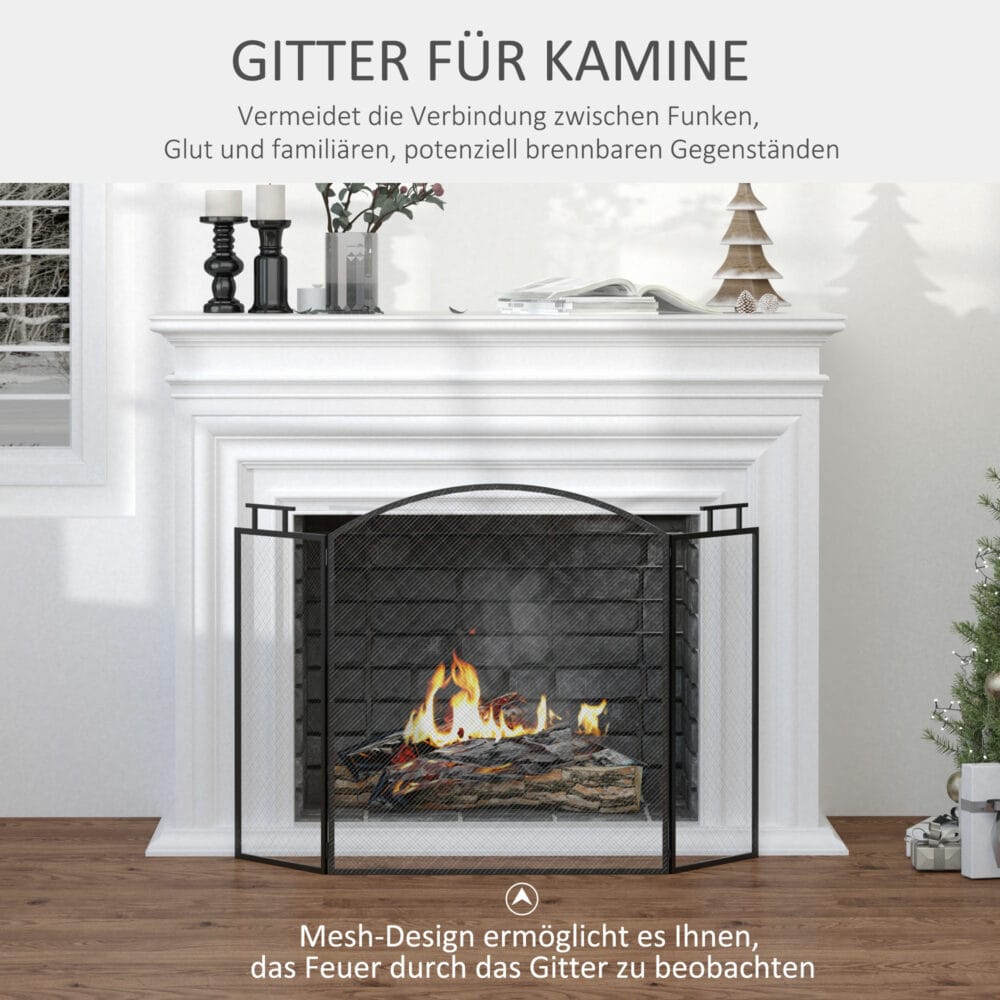 Funkengitter Funkenschutzgitter 126x76cm Funken-Netz