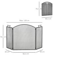 Funkengitter Funkenschutzgitter 126x76cm Funken-Netz