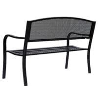 Gartenbank Metall 2-Sitzer Metallbank 127cm