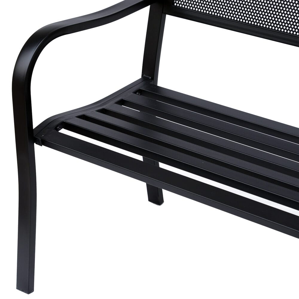 Gartenbank Metall 2-Sitzer Metallbank 127cm