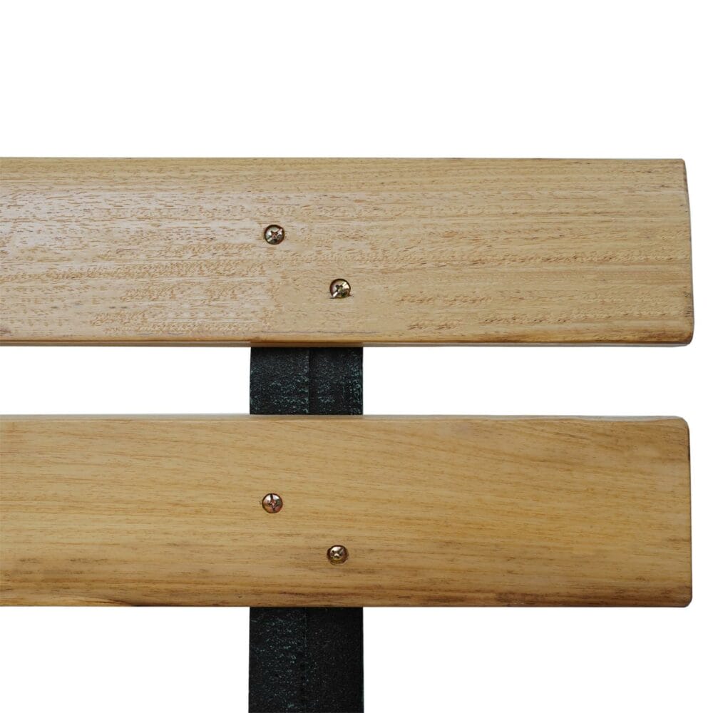 Gartenbank Profi Gusseisen 3 Sitzer 170cm natur - Holzstärke 3cm