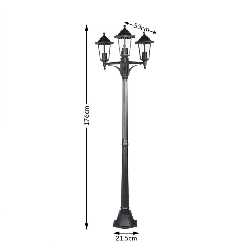 Gartenlaterne Aussenleuchte 60W - 176cm