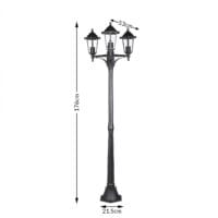 Gartenlaterne Aussenleuchte 60W - 176cm