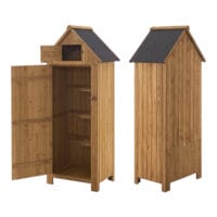 Geräteschrank Gartenhaus Ottrott 179x77x54cm Tannenholz