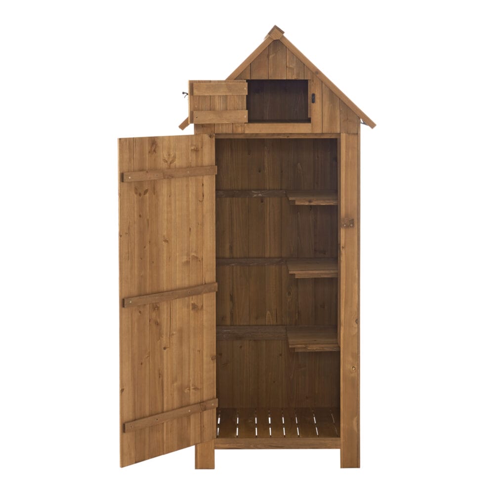 Geräteschrank Gartenhaus Ottrott 179x77x54cm Tannenholz