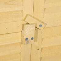 Geräteschuppen Gerätehaus Geräteschrank Holz 87x46.5x160cm