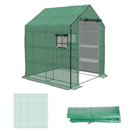 Gewächshaus Blache 140x143x190cm Ersatz-Folie für Gewächshaus