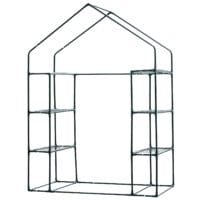 Gewächshaus Treibhaus mit Ablagen 143x73x195cm