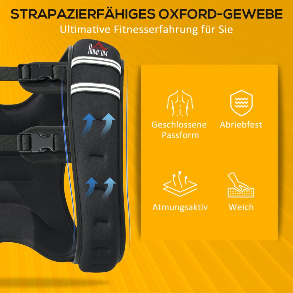 Gewichtsweste 5kg Trainingsweste Laufweste