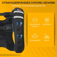 Gewichtsweste 5kg Trainingsweste Laufweste