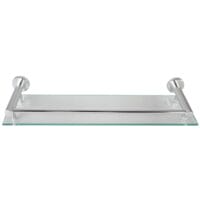 Glasablage Bad Wandmontage gehärtetes Glas Aluminium