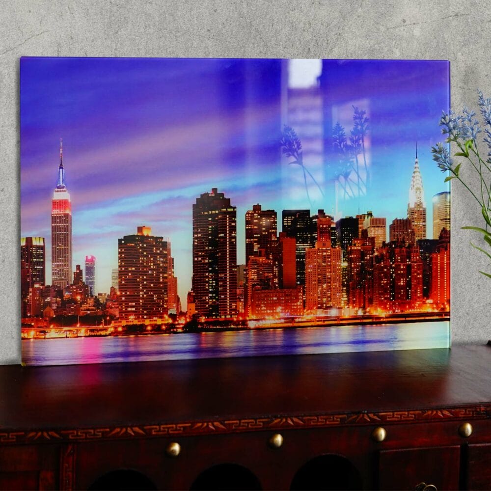 Glasbild T116 Poster Motiv 40x60cm New York