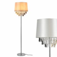 Stehlampe 165 x Ø40cm Weiss