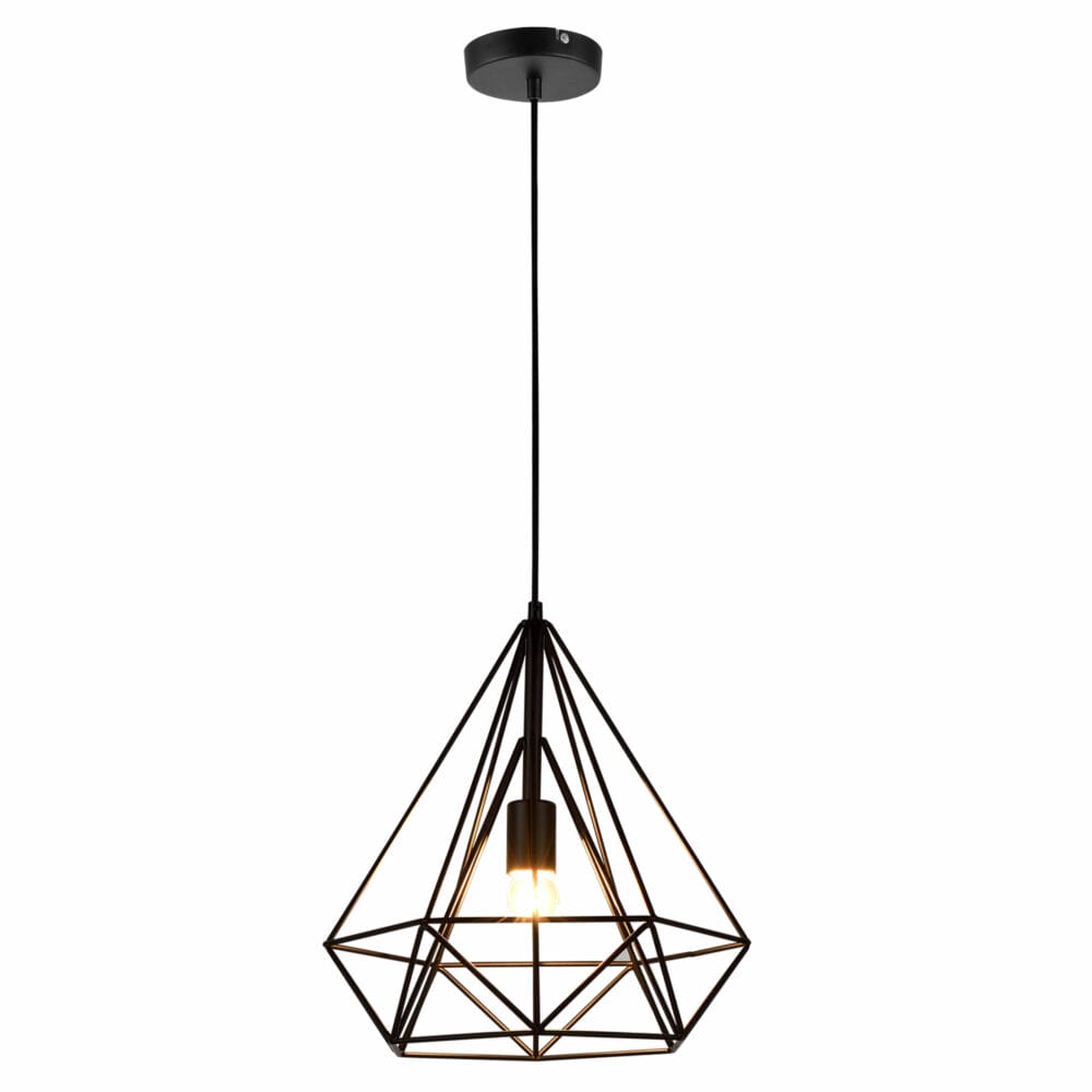 Hängeleuchte Diamond Industrial ø40cm Schwarz