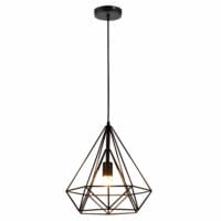 Hängeleuchte Diamond Industrial ø40cm Schwarz