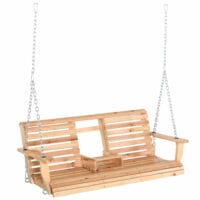 Hängebank Gartenschaukel Schaukelbank 150cm 3 Sitzer Holz