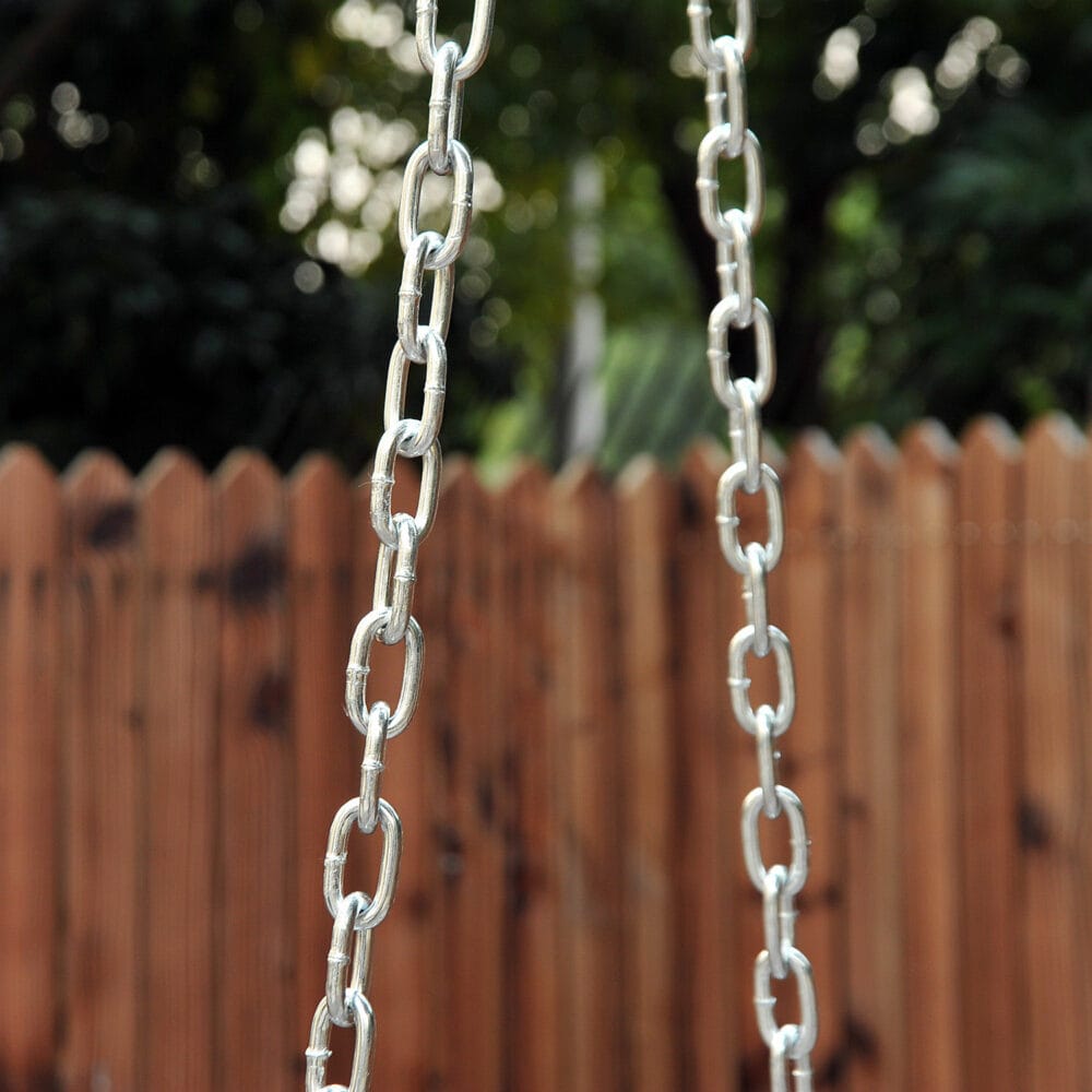Hängebank Gartenschaukel Schaukelbank 2-Sitzer mit Ketten Metall
