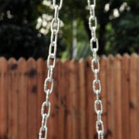 Hängebank Gartenschaukel Schaukelbank 2-Sitzer mit Ketten Metall