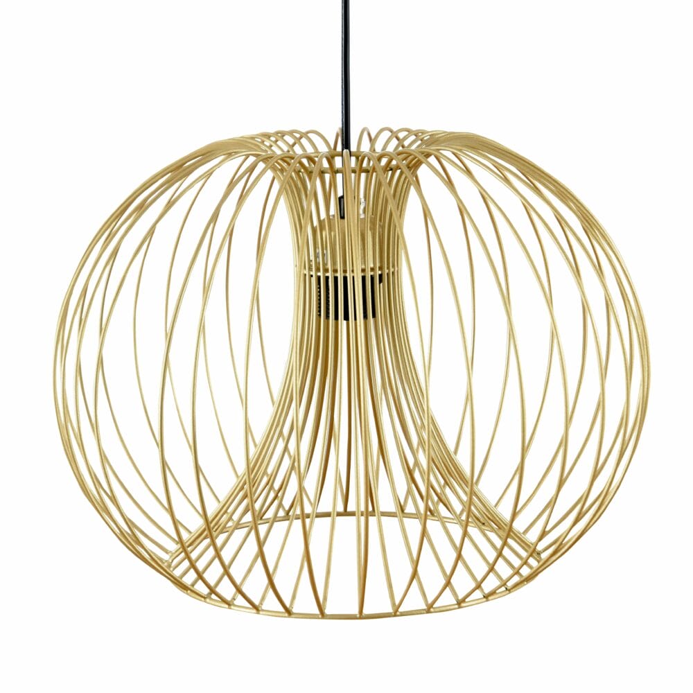 Hängelampe Hängeleuchte gold Modern E27 40W