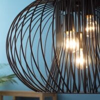 Hängelampe Hängeleuchte schwarz Modern E27 40W