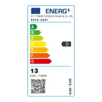 Hängeleuchte Dewsbury mit 114 LEDs Aluminium Schwarz Weiss