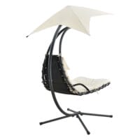 Hängeliege mit Sonnendach Beige