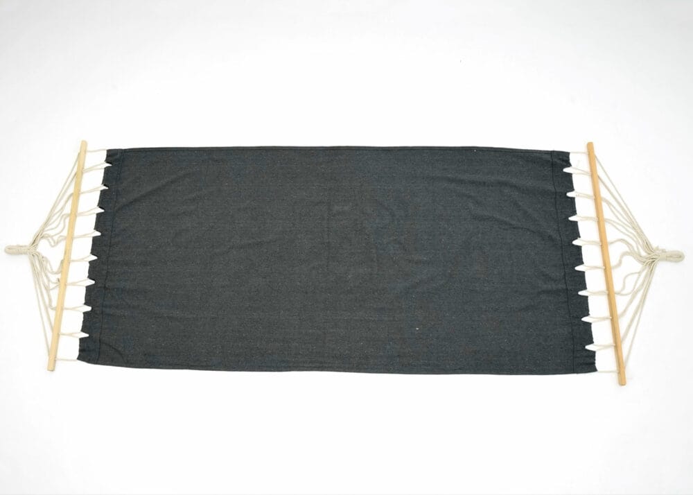 Hängematte mit Gestell FSC-zertifiziert 320cm braun, Matte grau