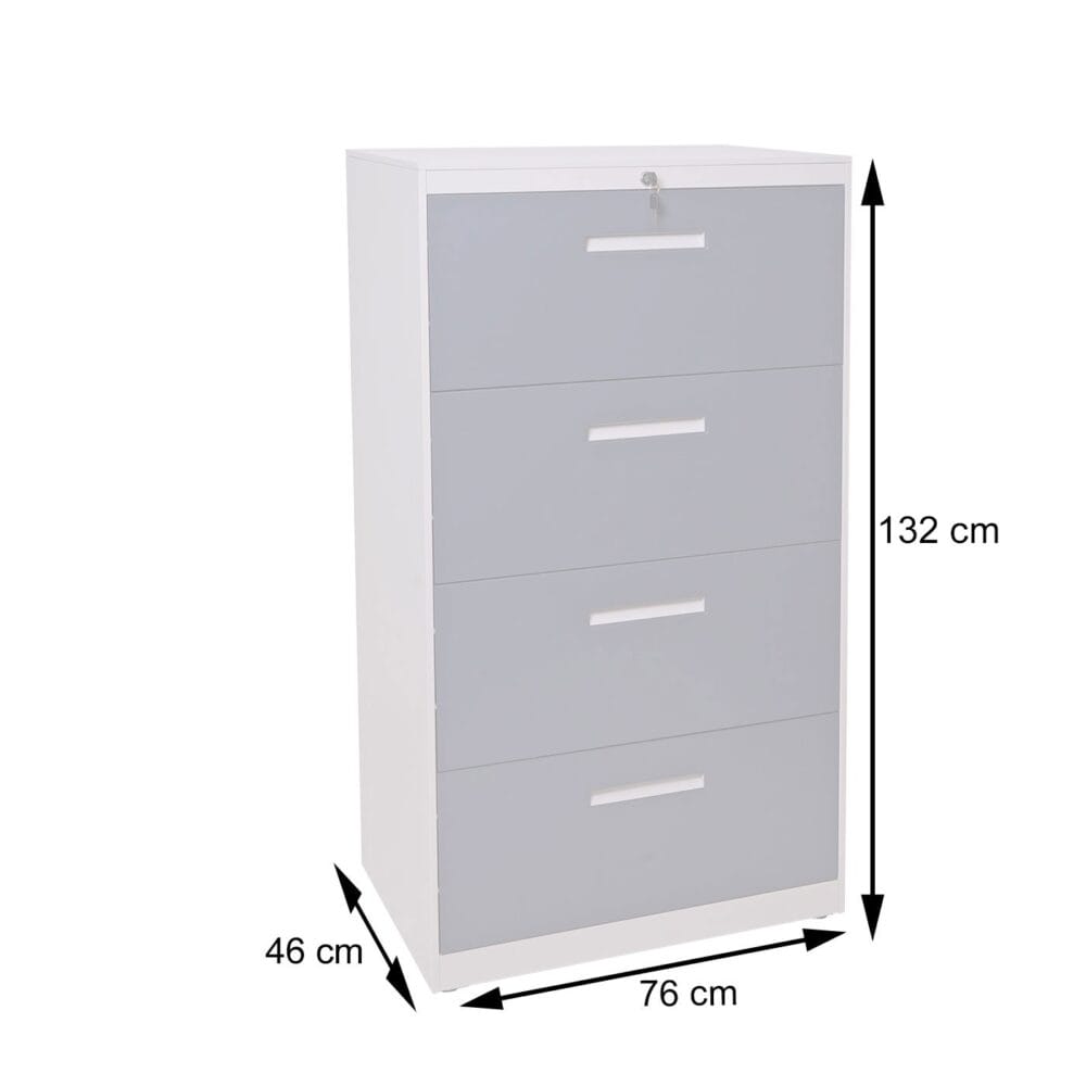 Hängeregisterschrank Aktenschrank 132x76x46cm abschliessbar