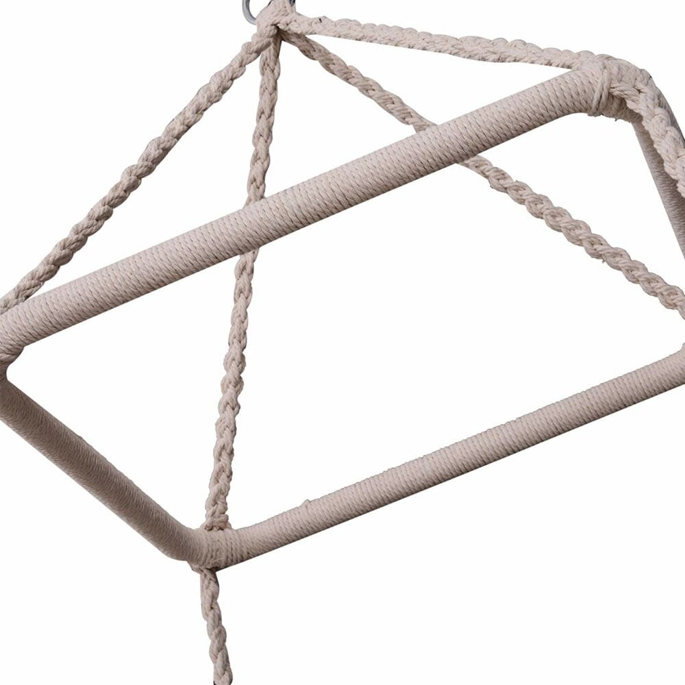 Hängesessel Hängeschaukel Schwebesessel Baumwolle ∅80cm