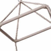Hängesessel Hängeschaukel Schwebesessel Baumwolle ∅80cm