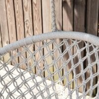 Hängesessel Hängeschaukel Schwebesessel Baumwolle ∅80cm
