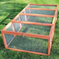 Hasen Freilaufgehege Kaninchen Auslauf Rabbit RUN 181x100cm