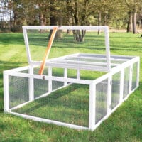 Hasen Freilaufgehege Kaninchen Auslauf Rabbit RUN 181x100cm