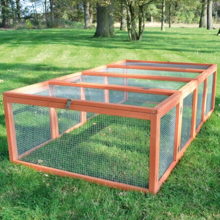 Hasen Freilaufgehege Kaninchen Auslauf Rabbit RUN 181x100cm