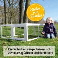 Hasen Freilaufgehege Kaninchen Auslauf Rabbit RUN XL - faltbar