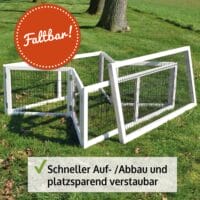 Hasen Freilaufgehege Kaninchen Auslauf Rabbit RUN XL - faltbar