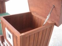 Hasenstall Kaninchenstall Freilandburg mit Freilaufgehege