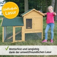 Hasenstall Kaninchenstall Hasenfarm  ~ mit grossem Freigehege