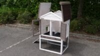 Hasenstall für 2 Kaninchen - Kaninchenstall Prestige small White