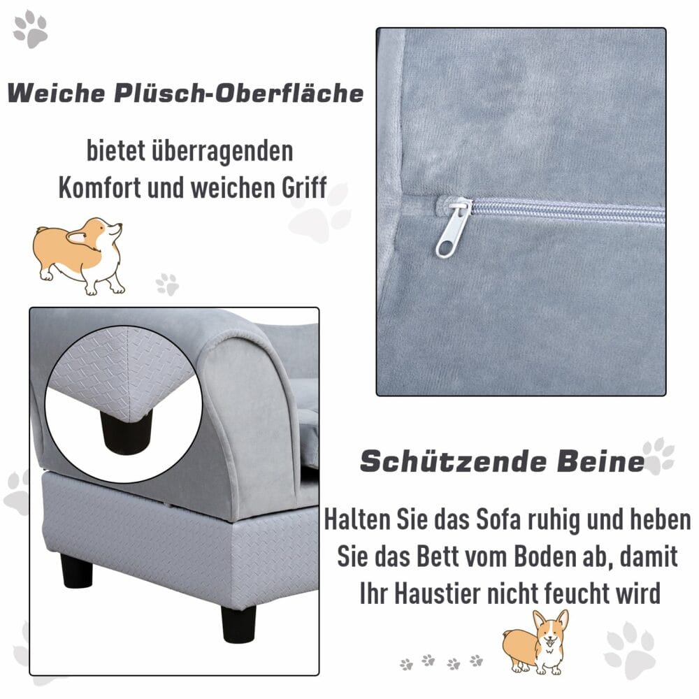 Haustiersofa Hundesofa Hundebett Katzensofa Chaiselongue